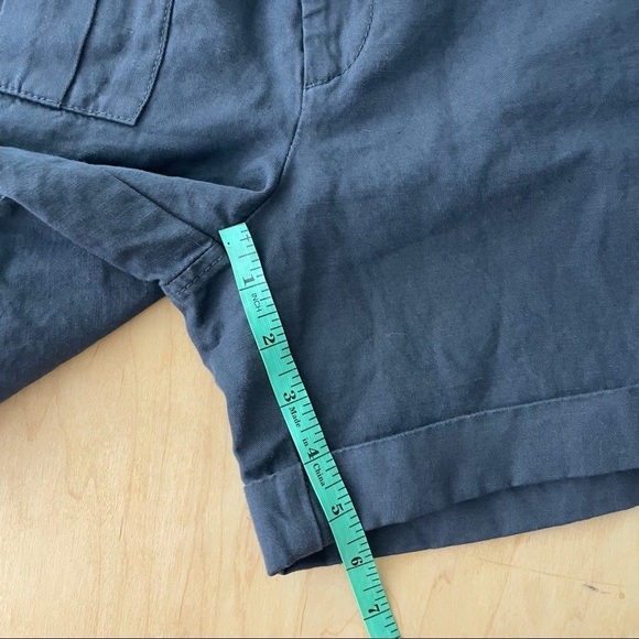 Guideboat Co. Lake Como Cotton Linen Navy Short 26 - Picture 9 of 10